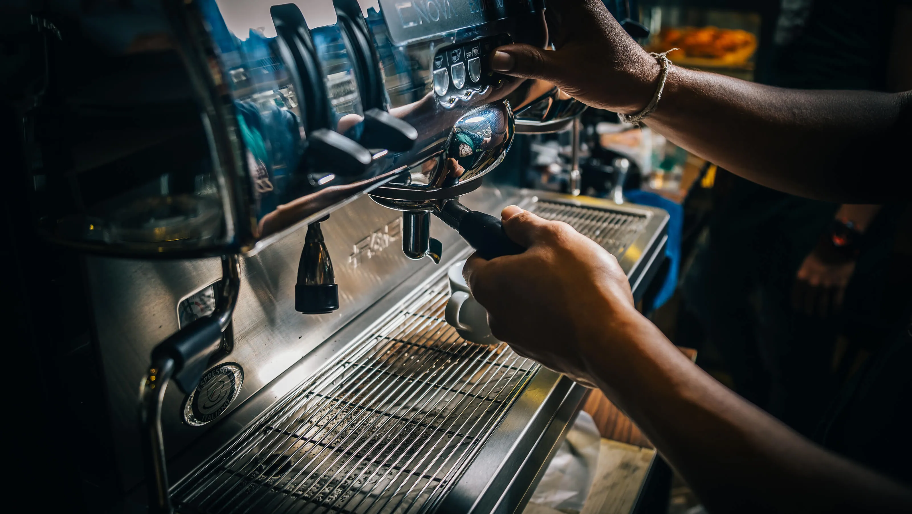 Cafémiljö på Candela Coffee i Göteborg