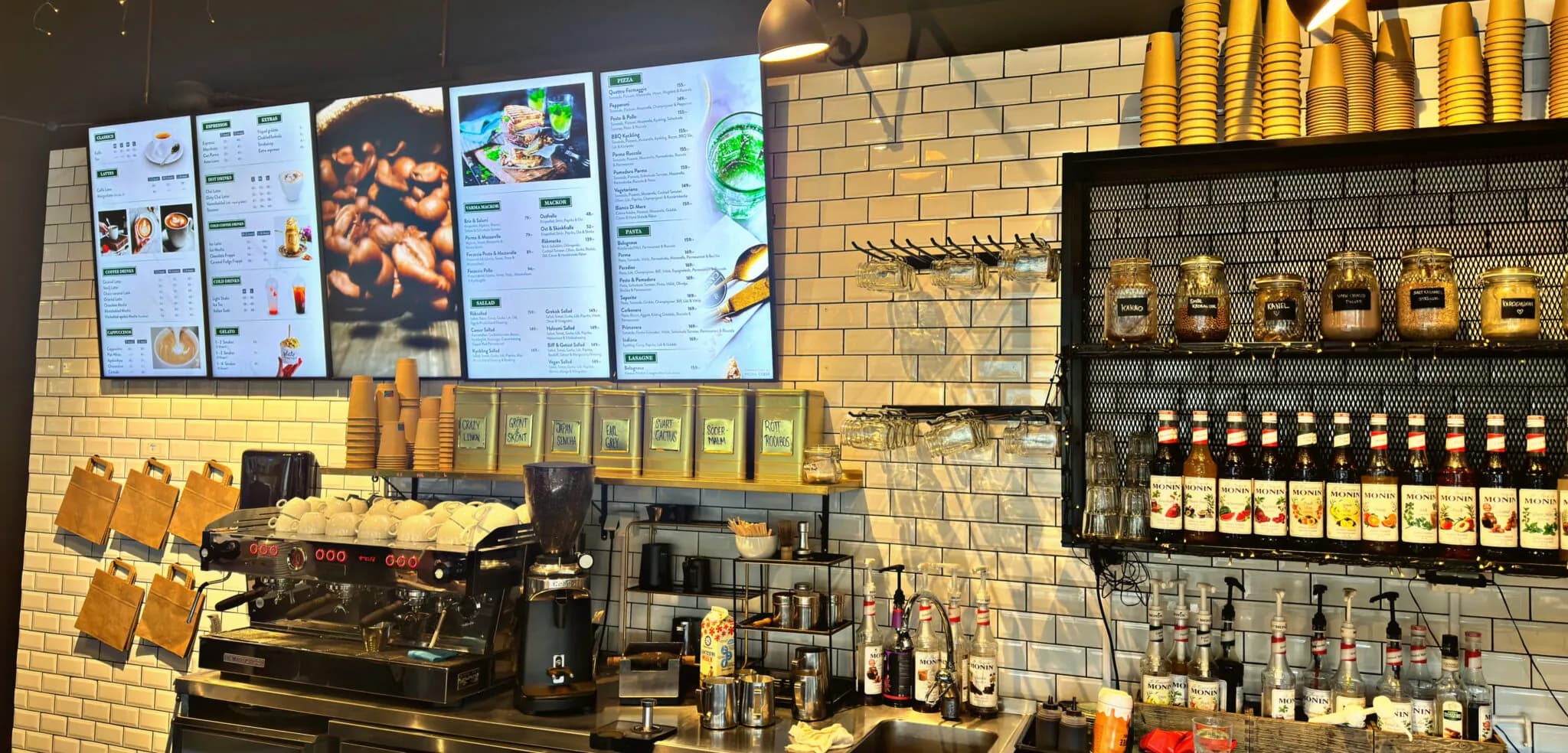 Stämningsbild från Candela Coffee i Göteborg